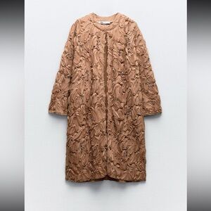 Structured Pearl Beaded Coat